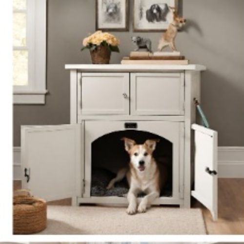 Maximizing Space:  Creative Door Kennel Solution For Small Homes