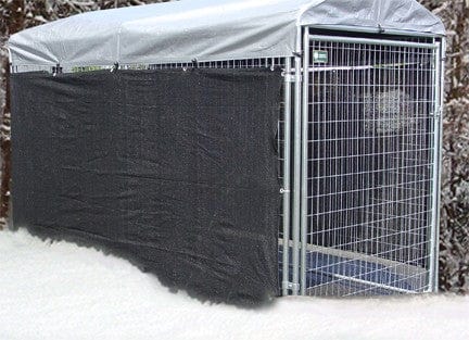 Lucky Dog Winter Screen Kit | 57in x 34ft | Outdoor Screen Cover For Kennel