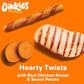 Hartz Oinkies Chickentastic Hearty Twists for Dogs Media 3 of 8