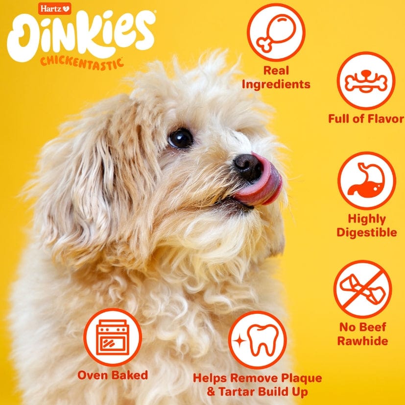 Hartz Oinkies Chickentastic Hearty Twists for Dogs Media 4 of 8