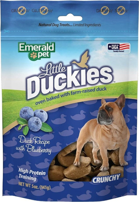 Emerald Pet Little Duckies Dog Treats with Duck and Blueberry Media 1 of 5