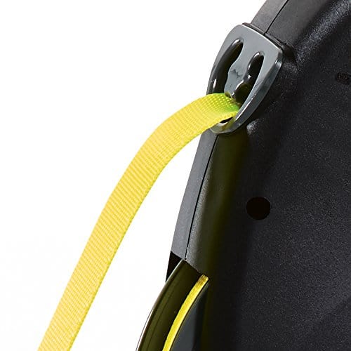 Flexi Giant Large 26 Ft Tape Leash Black & Neon Yellow
