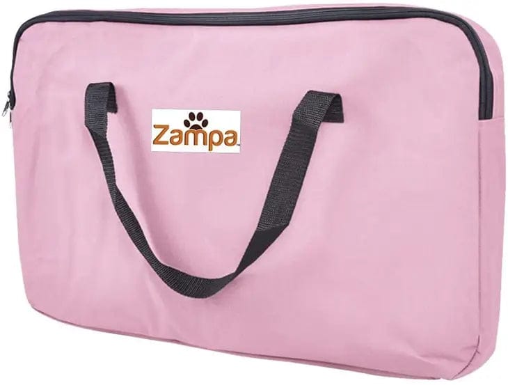 Zampa Pets Portable Foldable Pet Dog Playpen Exercise Pen Pink - Large