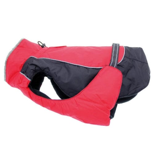 Alpine All-Weather Dog Coat - Red and Black X-Small to 5X-Large