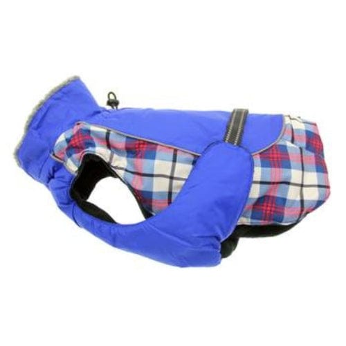 Alpine All-Weather Dog Coat - Royal Blue Plaid X-Small to 5X-Large