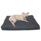 Solid Faux Gusset “Jamison" Indoor/Outdoor Dog Bed - Small to Large