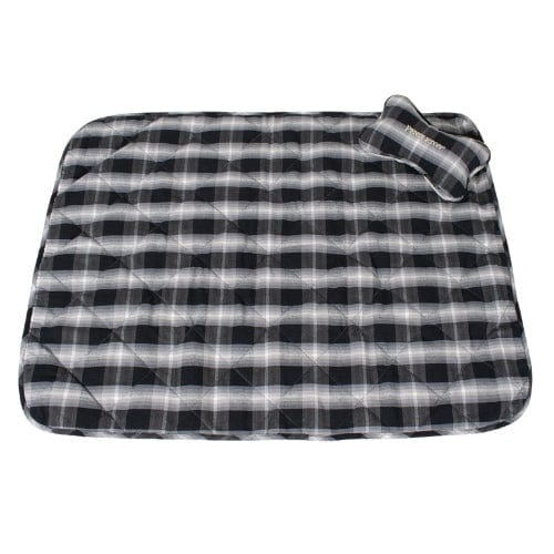 Pendleton Plaid Pet Throw and Bone Combo Set Charcoal Ombre, One Size Fits All