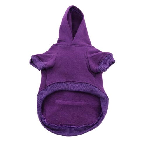 Flex-Fit Dog Hoodie - Purple XS - 4XL