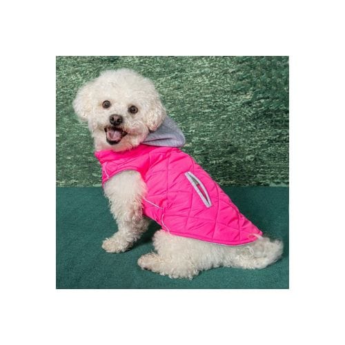 Weekender Dog Sweatshirt Hoodie - Pink XS - XL