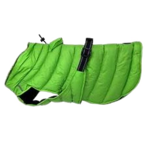 Alpine Extreme Cold Puffer Dog Coat - Lime Green X-Small to 5X-Large
