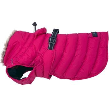Alpine Extreme Cold Puffer Dog Coat - Pink Peacock X-Small to 5X-Large