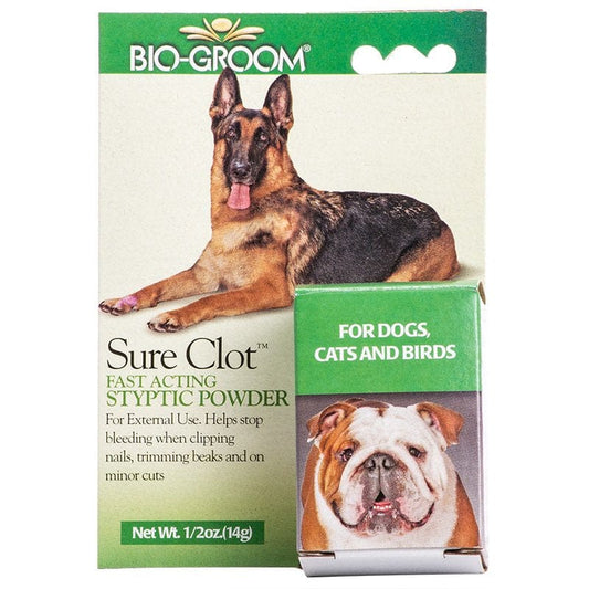 Bio Groom Sure Clot Styptic Powder for Dogs, Cats and Birds Media 1 of 1