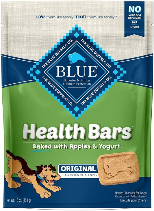 Blue Buffalo Health Bars Baked with Apples and Yogurt Natural Biscuits for Dogs Media 1 of 10