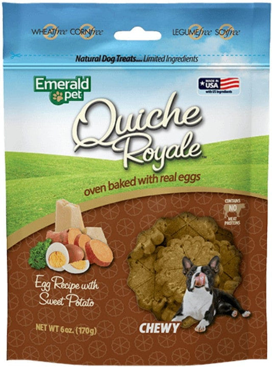 Emerald Pet Quiche Royal Sweet Potato Treat for Dogs Media 1 of 3