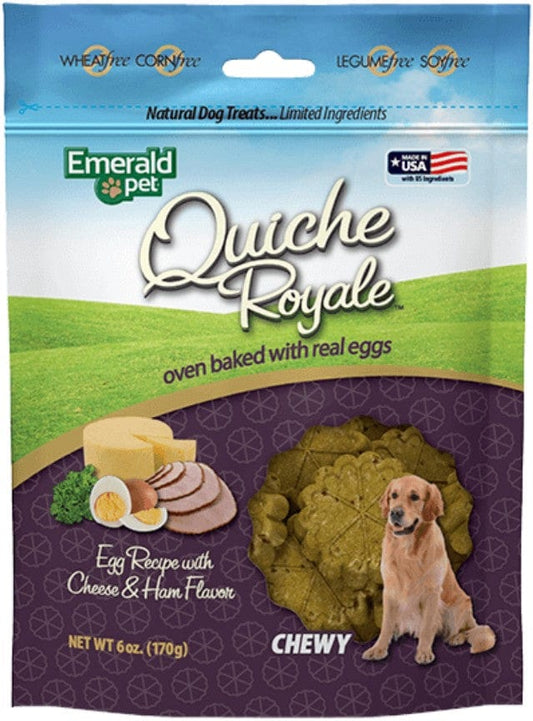 Emerald Pet Quiche Royal Ham and Cheese Treat for Dogs Media 1 of 3