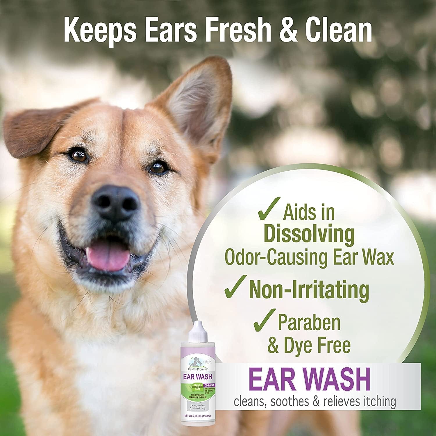 Four Paws Healthy Promise Dog and Cat Ear Wash Media 4 of 4