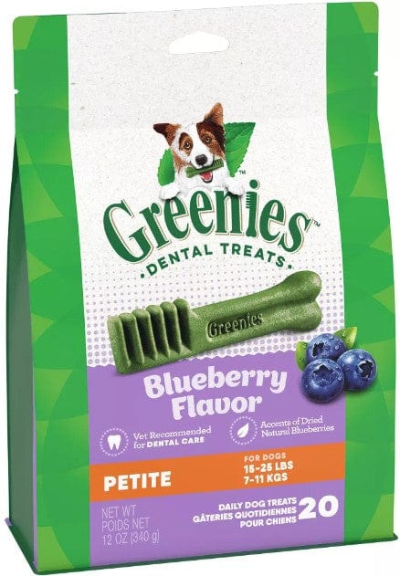 Greenies Petite Dental Dog Treats Blueberry Media 1 of 3