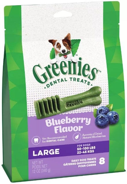 Greenies Large Dental Dog Treats Blueberry Media 1 of 3