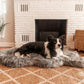 Paw PupRug Faux Fur Orthopedic Dog Bed Grey Media 3 of 7
