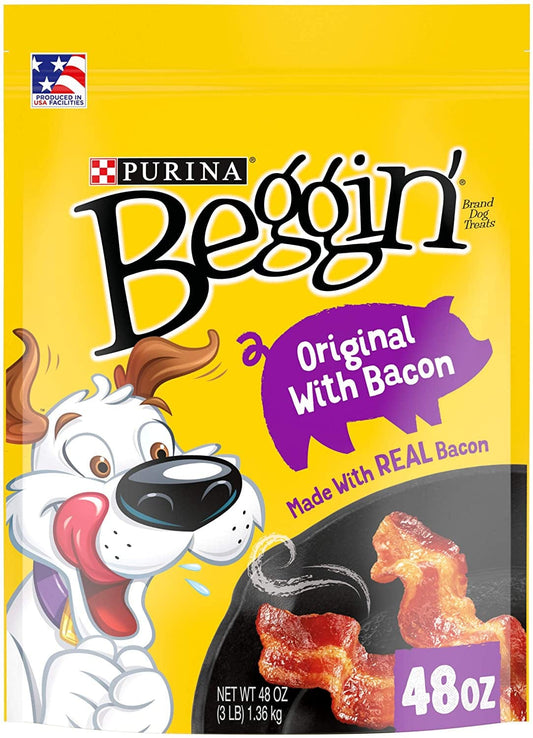 Purina Beggin' Strips Original with Real Bacon Dog Treats Media 1 of 3