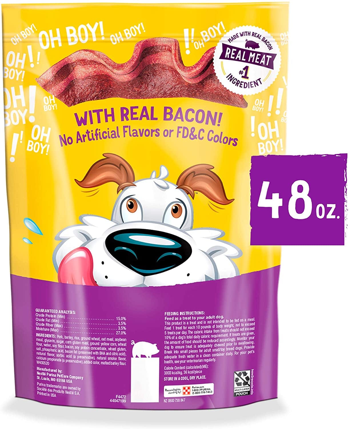 Purina Beggin' Strips Original with Real Bacon Dog Treats Media 2 of 3