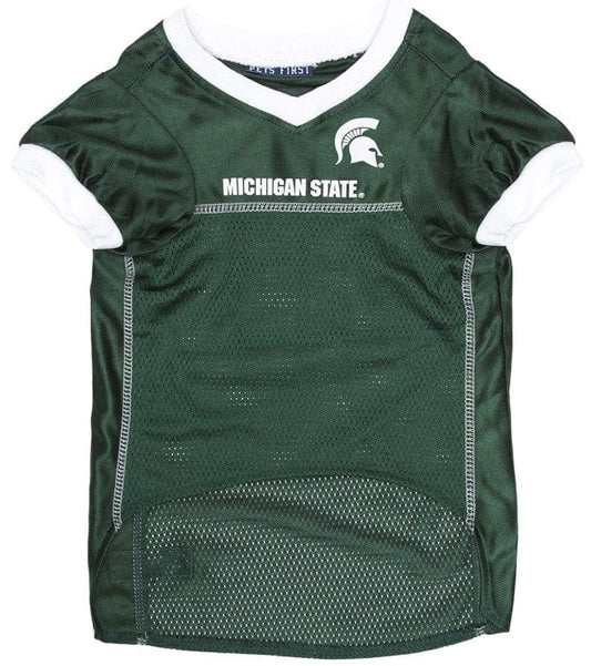 Pets First Michigan State Mesh Jersey for Dogs Media 1 of 5