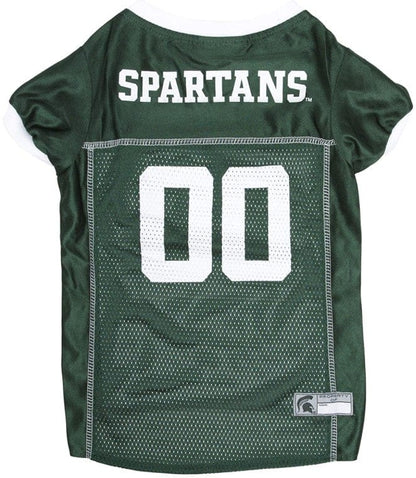 Pets First Michigan State Mesh Jersey for Dogs Media 2 of 5