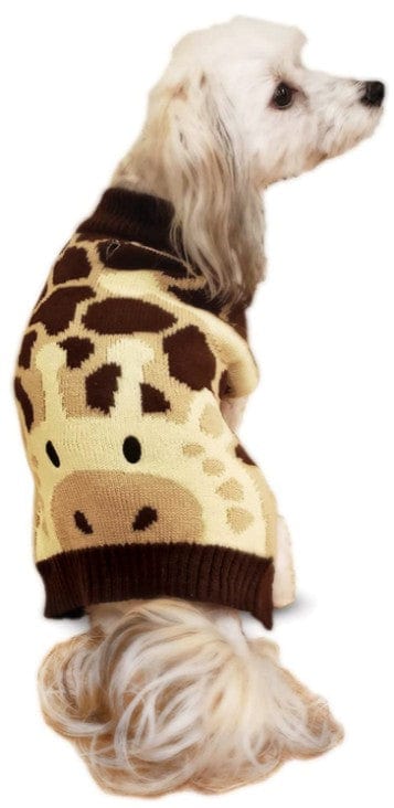Fashion Pet Giraffe Dog Sweater Brown Media 2 of 2