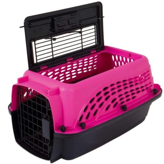 Petmate Two Door Top Load 19-Inch Pet Kennel, Pearl Honey Rose and Coffee Ground