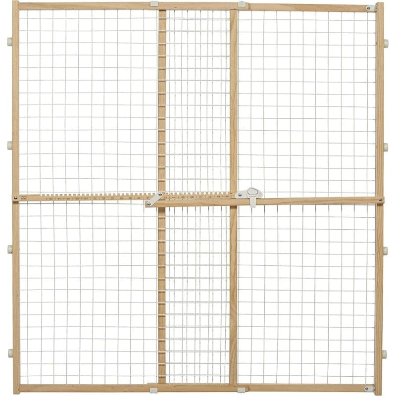 MidWest Wire Mesh Pet Safety Gate, 44 Inches Tall & Expands 29-50 Inches Wide