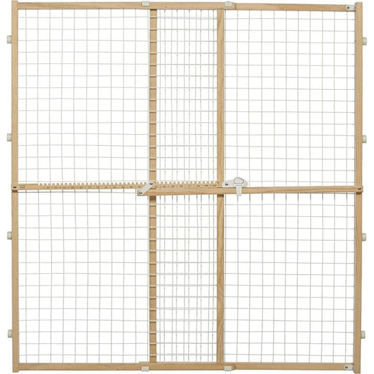 MidWest Wire Mesh Pet Safety Gate, 44 Inches Tall & Expands 29-50 Inches Wide