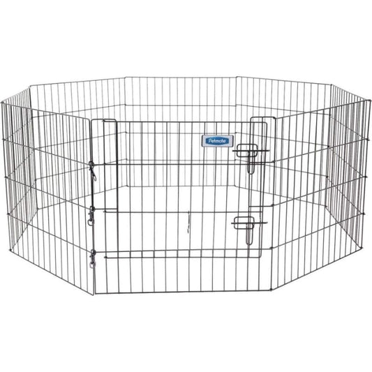 Petmate 24-Inch by 24-Inch 8 Panels Exercise Pen with Step Through Door