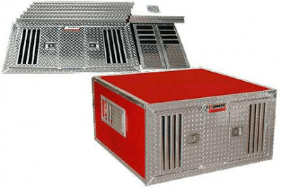 Owens Dog Box 55046 DIY Series Double Compartment Diamond Tread Aluminum Parts - 55046