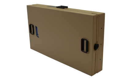 Owens Dog Crate 55307 Professional K9 Series X-Large Collapsible Working Dog Crate / Single Compartment / Tan - 55307