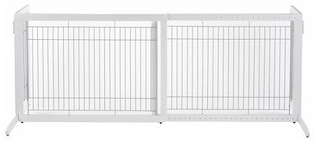 Richell Freestanding Pet Gate, High-Large, Origami White