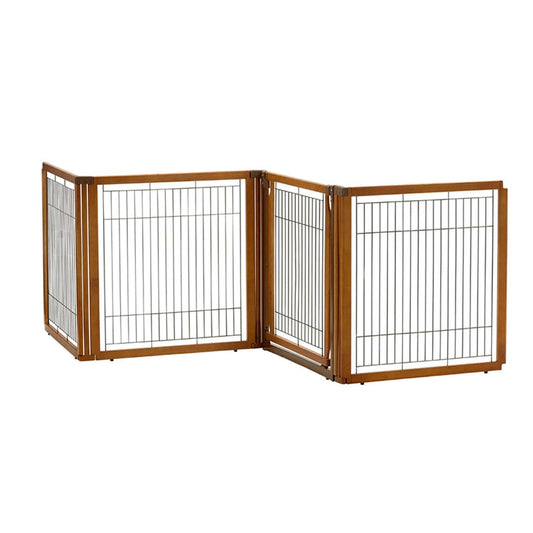 Richell 3-in-1 Convertible Elite Pet Gate, 4-Panel